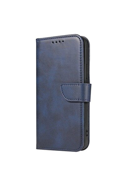 Atlas Θήκη SAMSUNG Galaxy S21 - Fancy Book Leather (Ναυτικό μπλε)