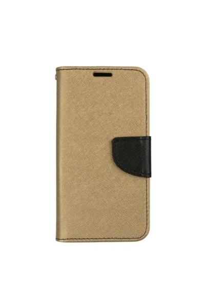 Atlas Калъф за SAMSUNG Galaxy A71 - Fancy Book (златист/черен)