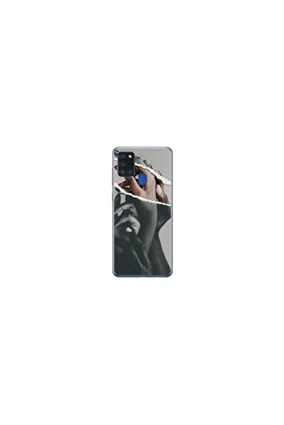 Atlas Husa personalizata tip carcasa Samsung Galaxy A21S, Black and White Hands, , S1D1M0300