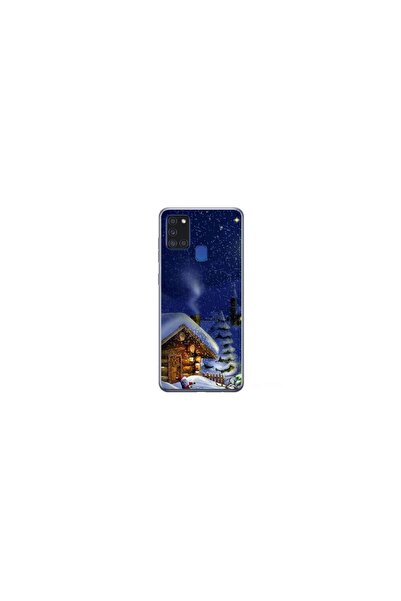Atlas Εξατομικευμένη θήκη τύπου Samsung Galaxy A21S, Christmas Cottage, , S1D...