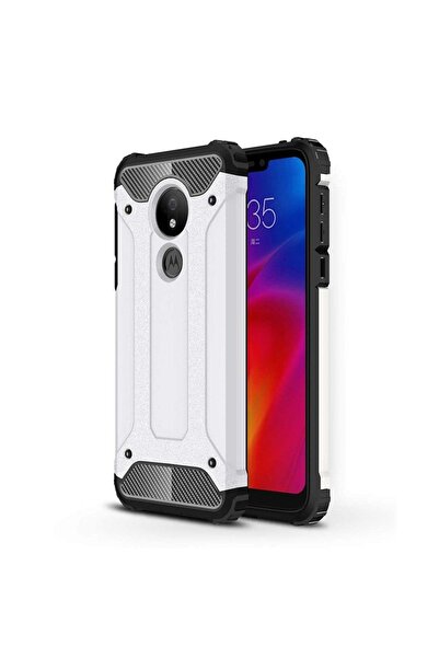 Atlas MOTOROLA Moto G7 Power Θήκη - Armor (Ασημί) FORCELL