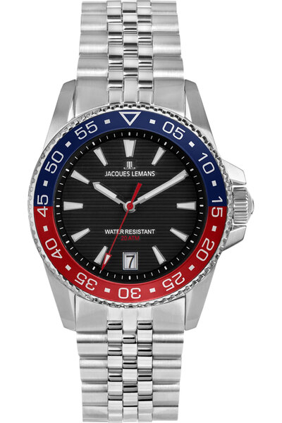 Jacques Lemans 1-2205K Liverpool Diver Men's Watch