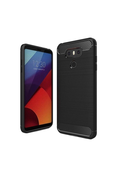 Atlas Husa LG Q6 - Carbon (Negru) Forcell