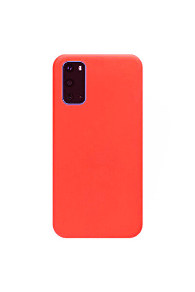 Atlas Husa SAMSUNG Galaxy S20 - Silicone Cover (Portocaliu Neon)