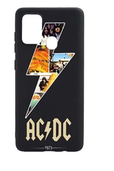 Atlas Husa Silicon AC/DC, compatibila cu Motorola Moto G60, rezistenta la uzu...