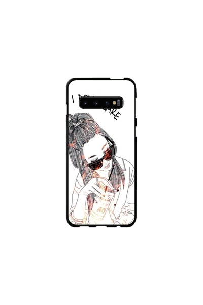 Atlas Εξατομικευμένη θήκη Samsung Galaxy S10, Δεν με νοιάζει, , S1D1M0320