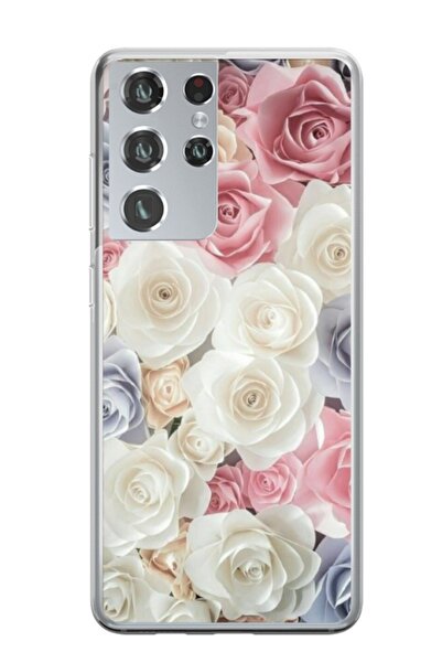 Atlas Husa personalizata tip carcasa Samsung Galaxy S22 Ultra, Flowers 23, , ...