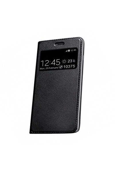 Atlas Husa Pentru XIAOMI Mi A2 Lite - Leather Window TSS, Negru