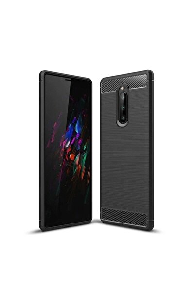 Atlas Θήκη SONY Xperia 1 - Luxury Carbon TSS, Μαύρη
