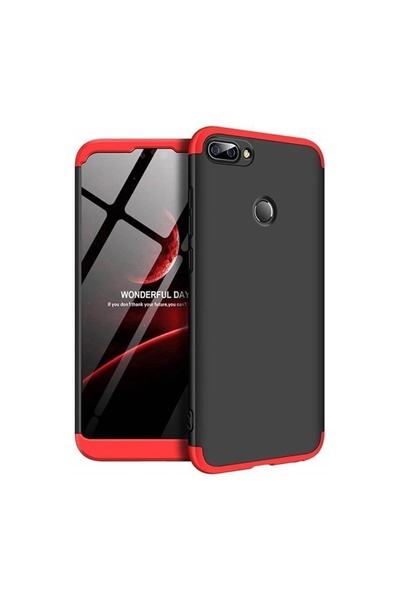Atlas Husa HUAWEI Honor 9 Lite - 360 Grade (Rosu/Negru)
