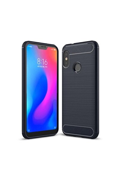 Atlas Θήκη για XIAOMI Mi A2 Lite - Luxury Carbon TSS, Ναυτικό Μπλε