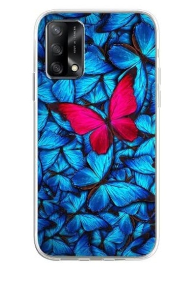 Atlas Μαλακή θήκη από σιλικόνη, συμβατή με Oppo A55 5G, Butterfly