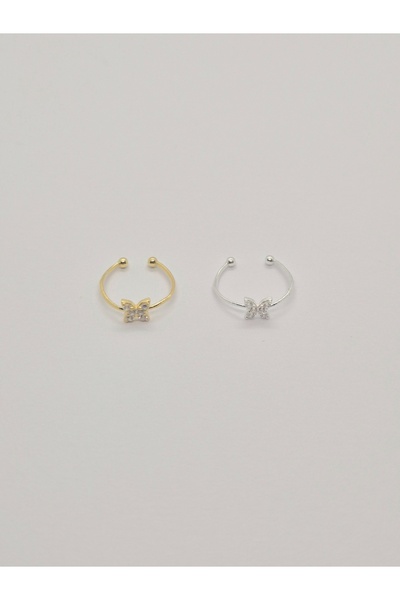 Set 925 Ayar Gümüş Zirkon Taşlı 'YILDIZ' Sıkıştırmalı Fake Deliksiz Burun Pie...