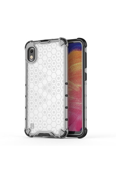 Atlas Husa SAMSUNG Galaxy A10 - Πολυτελής θήκη Honeycomb Armor TSS, διαφανής