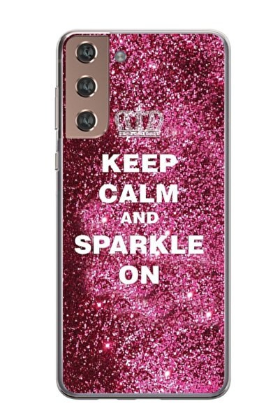 Atlas Εξατομικευμένη θήκη τύπου Samsung Galaxy S22 Plus, Keep Calm and Sparkl...