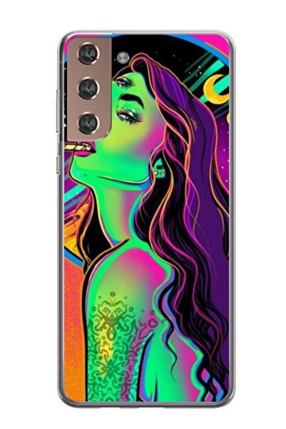 Atlas Εξατομικευμένη θήκη Samsung Galaxy S21, Colorful Girl, , S1D1M0249