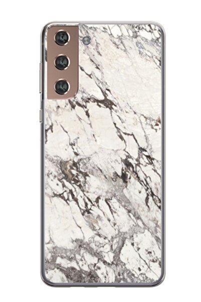Atlas Husa personalizata tip carcasa Samsung Galaxy S21 Plus, White Marble, , S1D1M0325