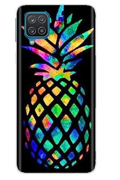 Atlas Μαλακή θήκη από σιλικόνη, συμβατή με Oppo A55 5G, ανανάς @