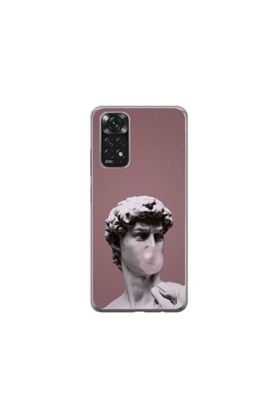 Atlas Husa personalizata tip carcasa Xiaomi Redmi Note 11 Pro 4G, Bubble Gum Statue, , S1D1M0317