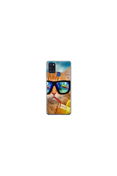Atlas Husa personalizata tip carcasa Samsung Galaxy A21S, Cool Cat, , S1D1M0031