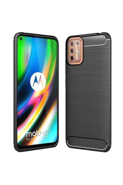 Atlas Husa MOTOROLA Moto G9 Plus - Carbon (Negru) FORCELL