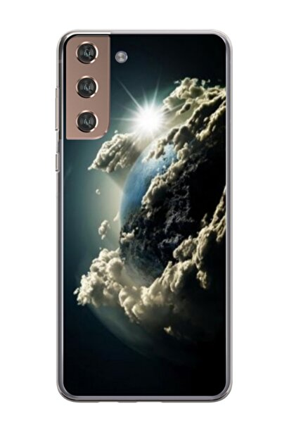 Atlas Προσαρμοσμένη θήκη Samsung Galaxy S24, Cloudy Earth, , S1D1M0067