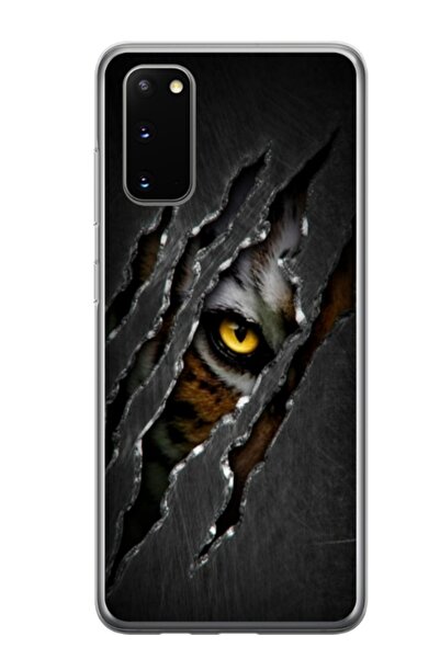 Atlas Персонализиран калъф тип Samsung Galaxy S20, Скрит тигър, , S1D1M0332