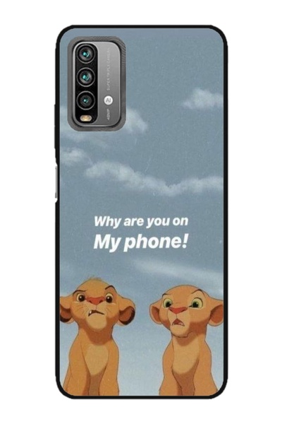 Atlas Προσαρμοσμένη θήκη για Xiaomi Redmi Note 9S, Γιατί είσαι στο τηλέφωνό μ...