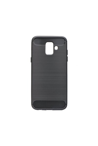 Atlas Θήκη για SAMSUNG Galaxy A6 2018 - Luxury Carbon TSS, Μαύρο