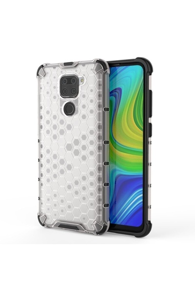 Atlas Θήκη XIAOMI Redmi Note 9 \ Redmi 10X 4G - Gel TPU Honeycomb Armor (Διαφ...