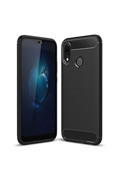 Atlas Θήκη HUAWEI P Smart Plus - Luxury Carbon TSS, Μαύρη
