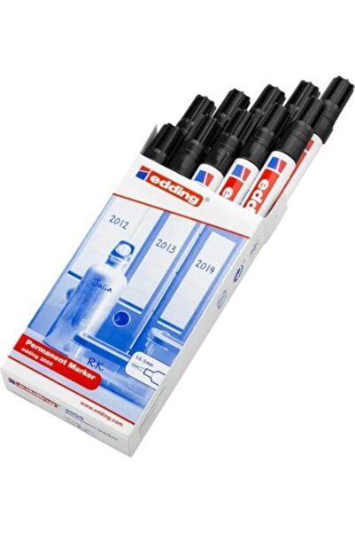 Edding 3000 Endüstriyel Permanent Marker Siyah
