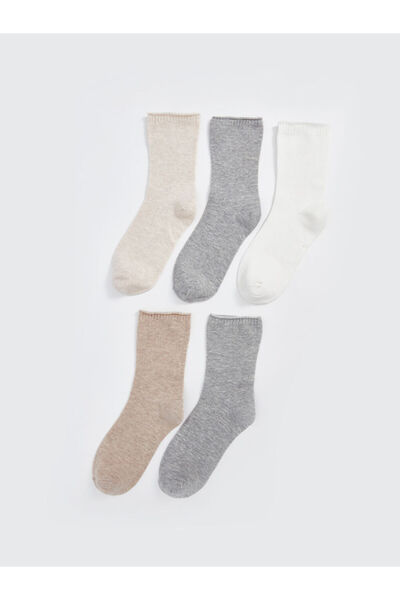 LC Waikiki Create Your Style from Uzg Store |   Women's Plain Socks 5-Piece