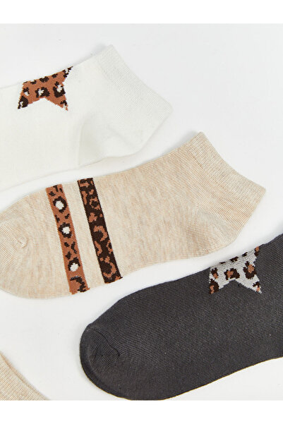 LC Waikiki Блестящи избори от Shining Store | Дамски чорапи с шарки, пакет от 5 броя