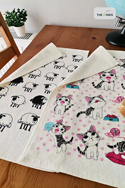 THE WINDS مجموعة جديدة مكونة من قطعتين من مناديل التغذية المدرسية الصغيرة، غط...