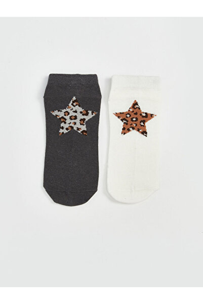 LC Waikiki Create Your Style from Uzg Store |   Patterned Women's Booties Socks 5-Piece