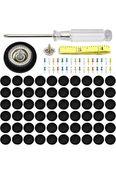 OEM Kit 90 capace, pentru repararea plafonului auto, șurubelniță și ruletă, compatibil cu Audi, Opel, BMW,