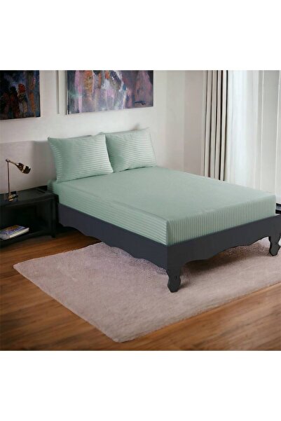 GİNETEKS Double Satin Bed Sheet Set