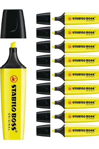 Stabilo Fosforlu Kalem Boss Original Sarı 70/24 10'lu