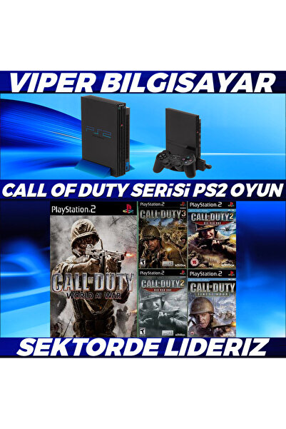 Sony MUHTEŞEM CALL OF DUTY SERİSİ 5 ADET PS2 OYUN