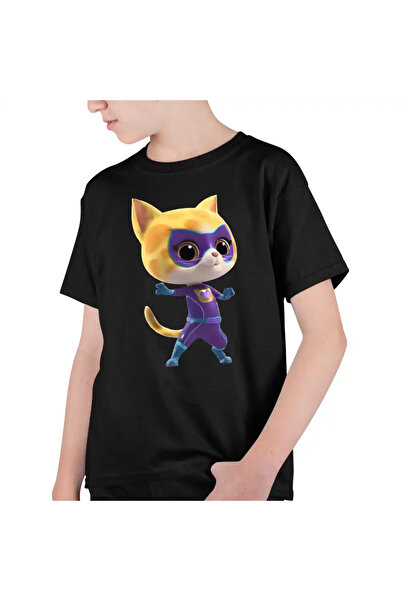 OEM Tricou Copii Baieti Super Pisicute Sclipi Sparks SuperKitties