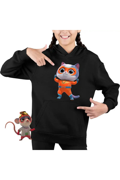 OEM Kids Girls Super Kitty Buddy SuperKitties Hoodie