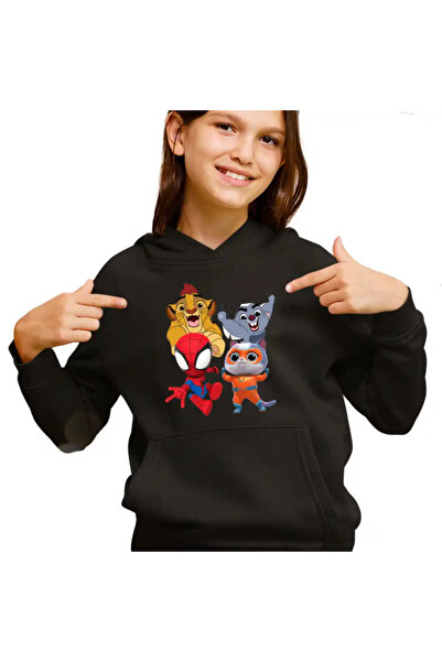 OEM Children's Sweatshirt Girls Felina Guard Spiderman Super Kittens
