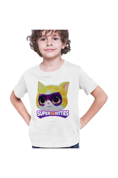 OEM Tricou Copii Baieti Sclipi Super Pisicute Sparks