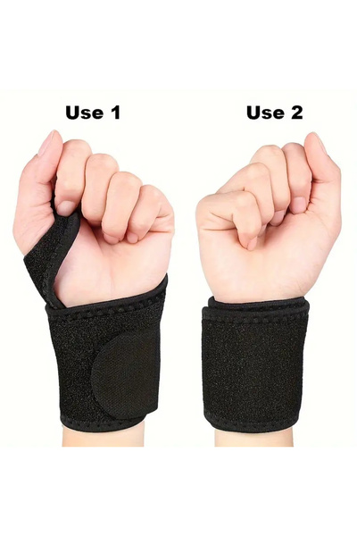 Home Adjustable Wrist Band Support Brace – for Sports, Fitness, Weightlifting, and Everyday Use