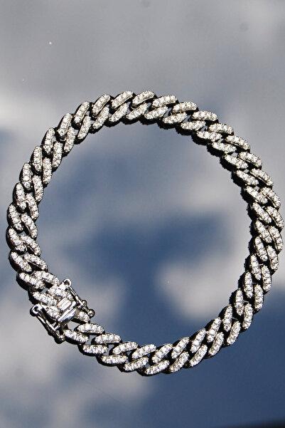 Rua Jewelry Xuping Premium Zirkon Taşlı Figaro Zincir Bileklik – 22 cm, 8 mm,...