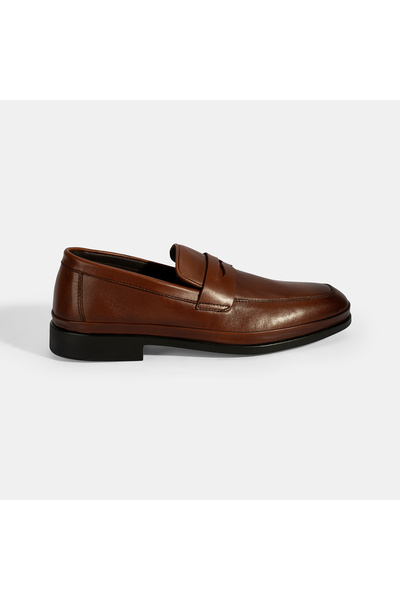 Desa Men's Tan Leather Loafer