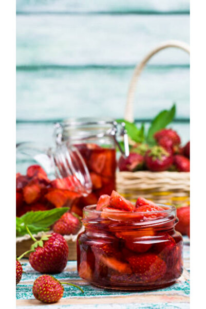 Çiftlik ve mandıra ÇİLEK reçeli 1kg.