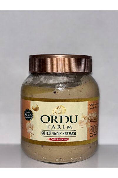 ORDU TARIM Ordu Tarım Sütlü Fındık Kreması 700 GR %35 Fındık