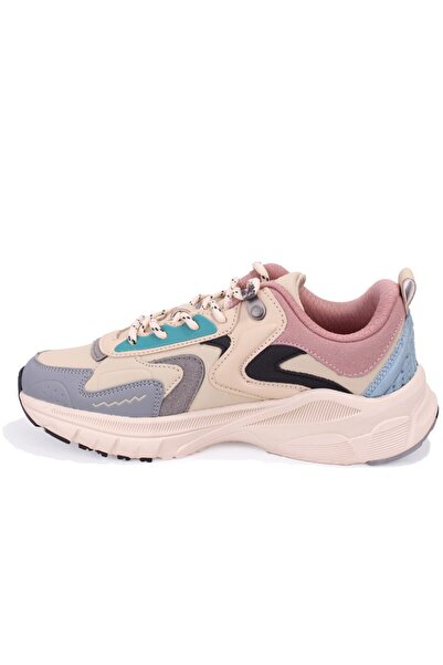 Jump 30866 Beige Pink Orthopedic Orthopedic Casual Women's Sports Shoes